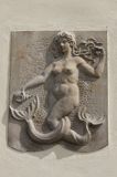 Syrenka na Muzeum Morskim w Gdańsku nad Motławą