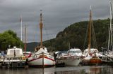 Old timery w Halden, Zlot drewnianych łodzi, Food & Wooden Boat Festival Halden, Południowa Norwegia