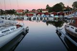 Port w Hastholmen nad jeziorem Vattern, Wetter, Szwecja