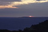 wschód słońca nad Rugią, widok z wyspy Hiddensee, Mecklenburg-Vorpommern, Niemcy