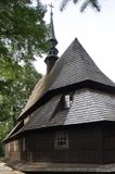 Jabłonka zabytkowy kościół powiat Brzozów, Pogórze Dynowskie