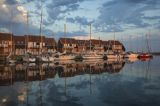Port w Klintholm, Wyspa Mon, Dania