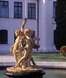 Kozłówka, pałac Zamoyskich, fontanna w parku pałacowym