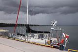 idzie burza, port Montu, wyspa Sarema, Saaremaa, Estonia comming storm, Montu harbour, Saaremaa Island, Estonia
