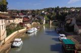 Nerac, rzeka Baise, Penichette, Gaskonia, Francja