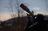 fotografowanie nocnego nieba, plener Bieszczady dniem i nocą, 10-12.01.2014