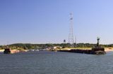 główki portu Pavilosta, Łotwa Pavilosta harbour, Latvia