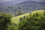 widok, wieś Plesza, Bukowina, Rumunia