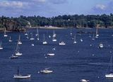 Port Pere w Bretanii między St. Servan i Dinard okolice St. Malo