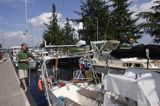 s/y Safran, Trismus 37, na Eider Kanal, w śluzie, Niemcy