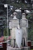 Sanok, rycerze przy zamku