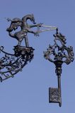 Toruń, szyld na starówce