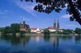 Wrocław, Ostrów Tumski, Kościół św. Krzyża i Katedra