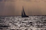 jacht na Zatoce Parneńskiej w Zatoce Ryskiej, Estonia yacht, Parnu Bay, Riga Bay, Estonia