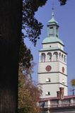 żywiec, wieża Konkatedry Narodzenia NMP